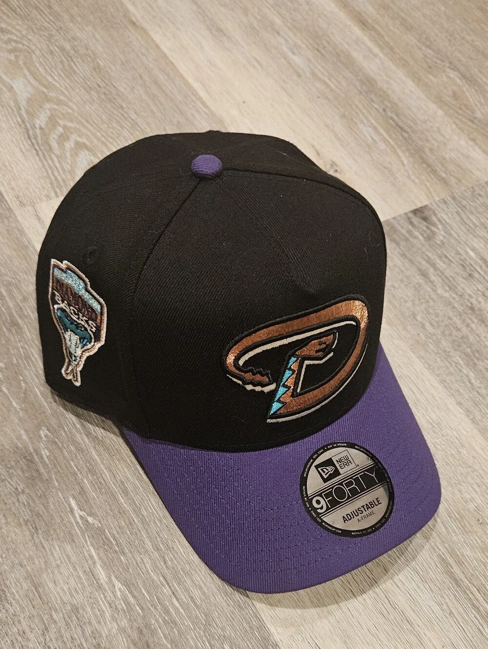 New Era Black and Purple Arizona Diamondbacks 9FORTY Hat
